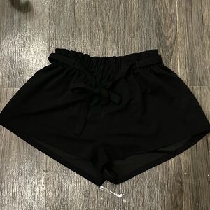 H&M High Waist Black Shorts